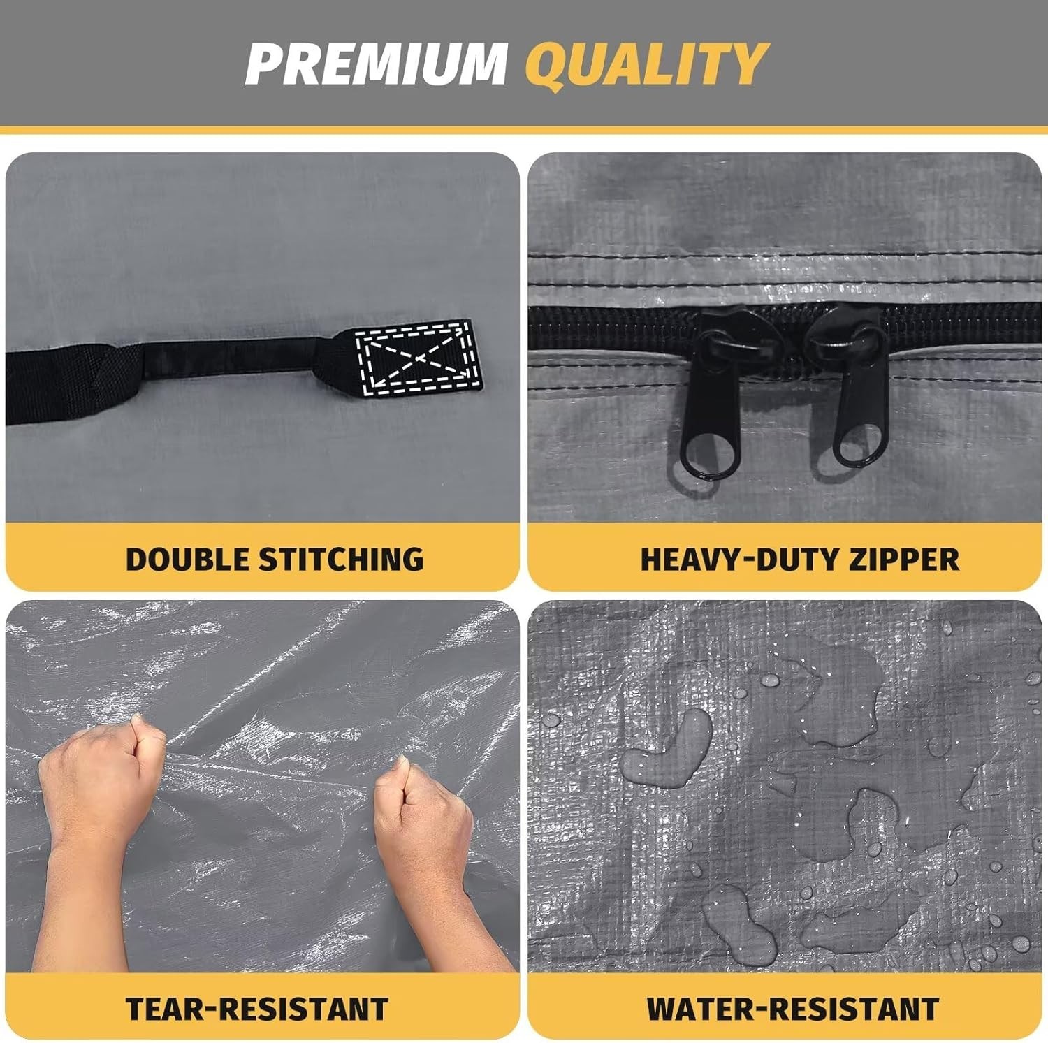 Mattress Bags for Moving and Storage Waterproof Twin Mattress Cover Grey
