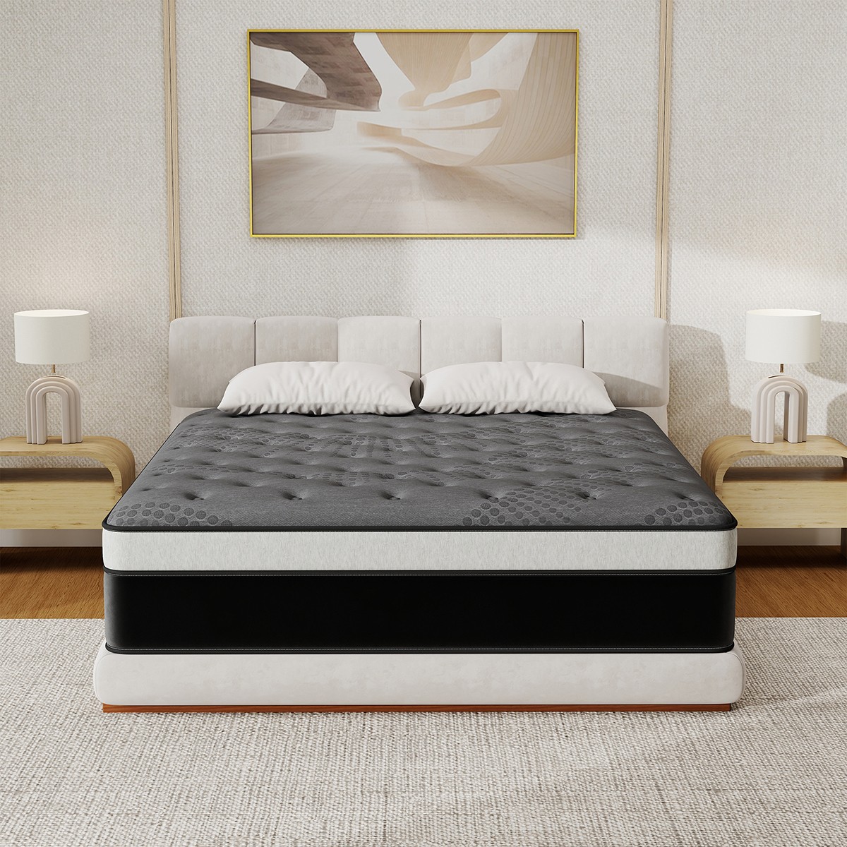 12/14 Inch Gel Memory Foam Hybrid Spring Mattress Twin Full Queen King in a Box