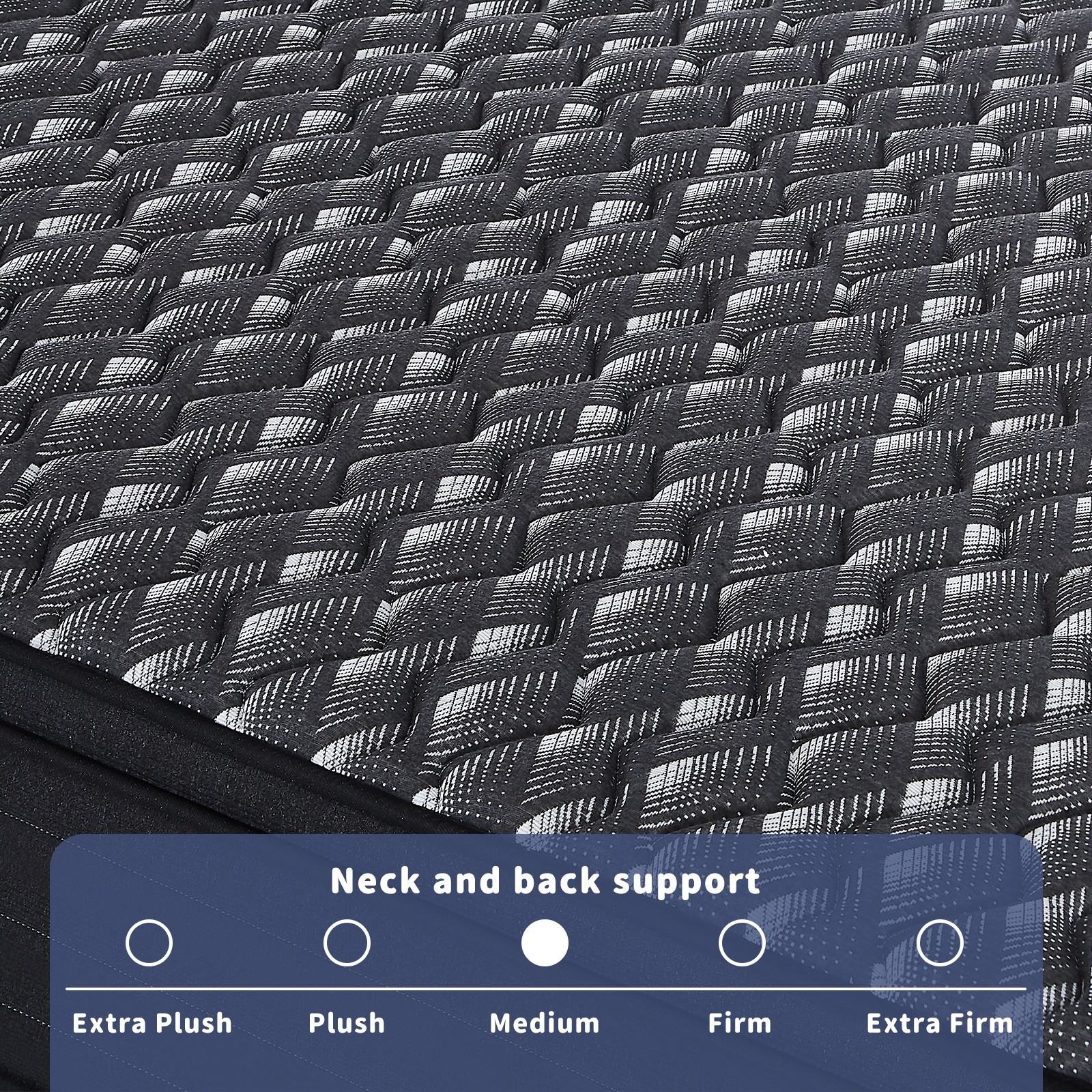 10″ Full Size Mattress in a Box Hybrid Spring Memory Foam for Motion Isolation