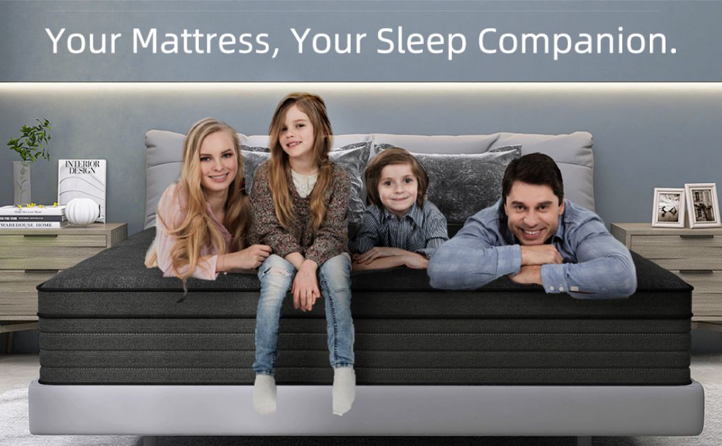 12/14 Inch Mattress in A Box Pocket Spring Memory Foam Twin Full Queen King Size