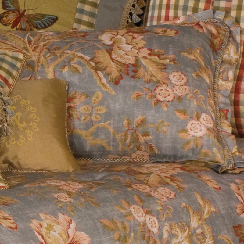AICO Tricia 13-pc King Comforter Set in Spa