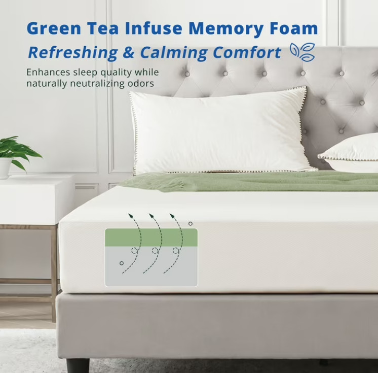 Mainstays 6” Medium Firm Memory Foam Mattress, Twin