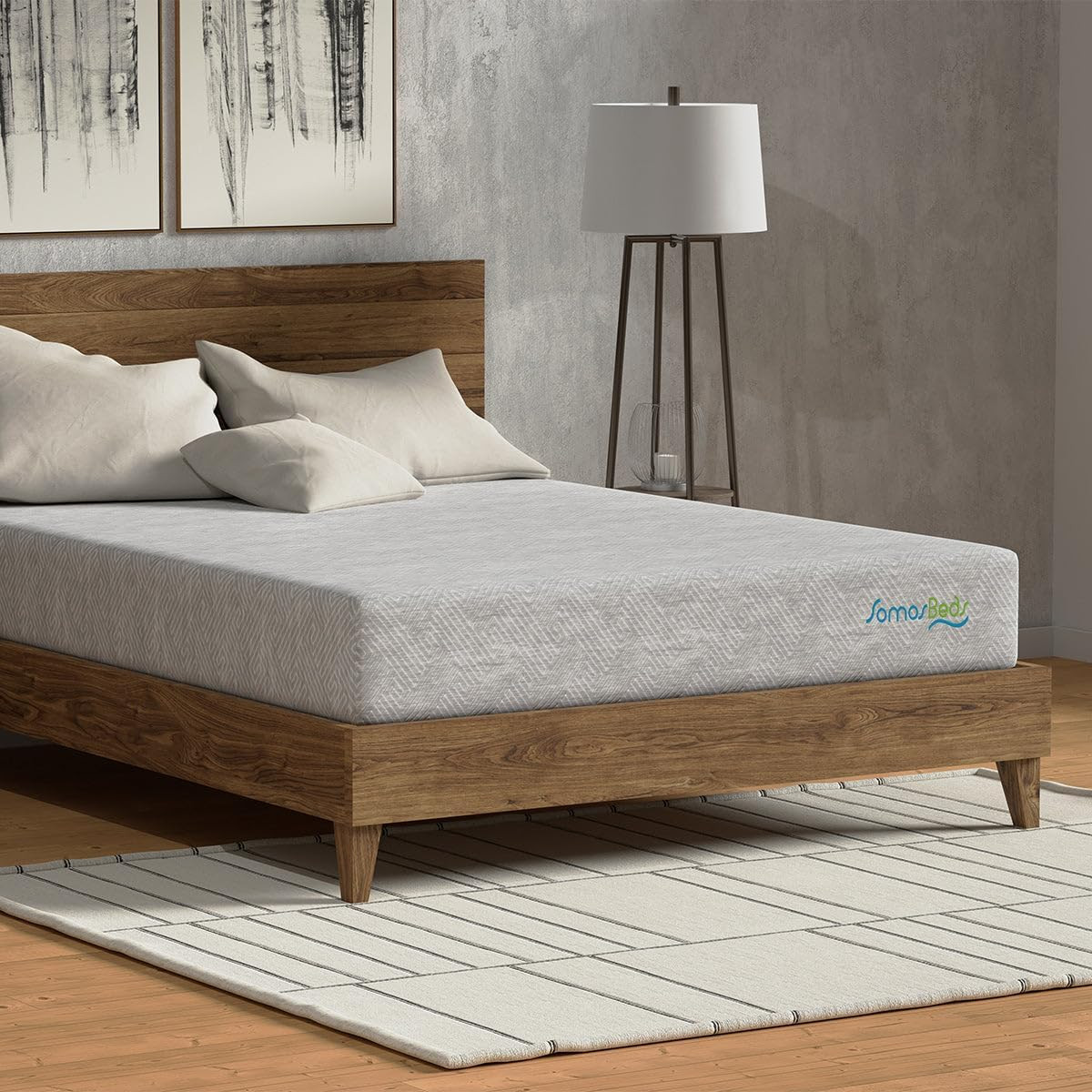 8 Inch Gel Memory Foam Firm Mattress, Full Size Mattress in a Box