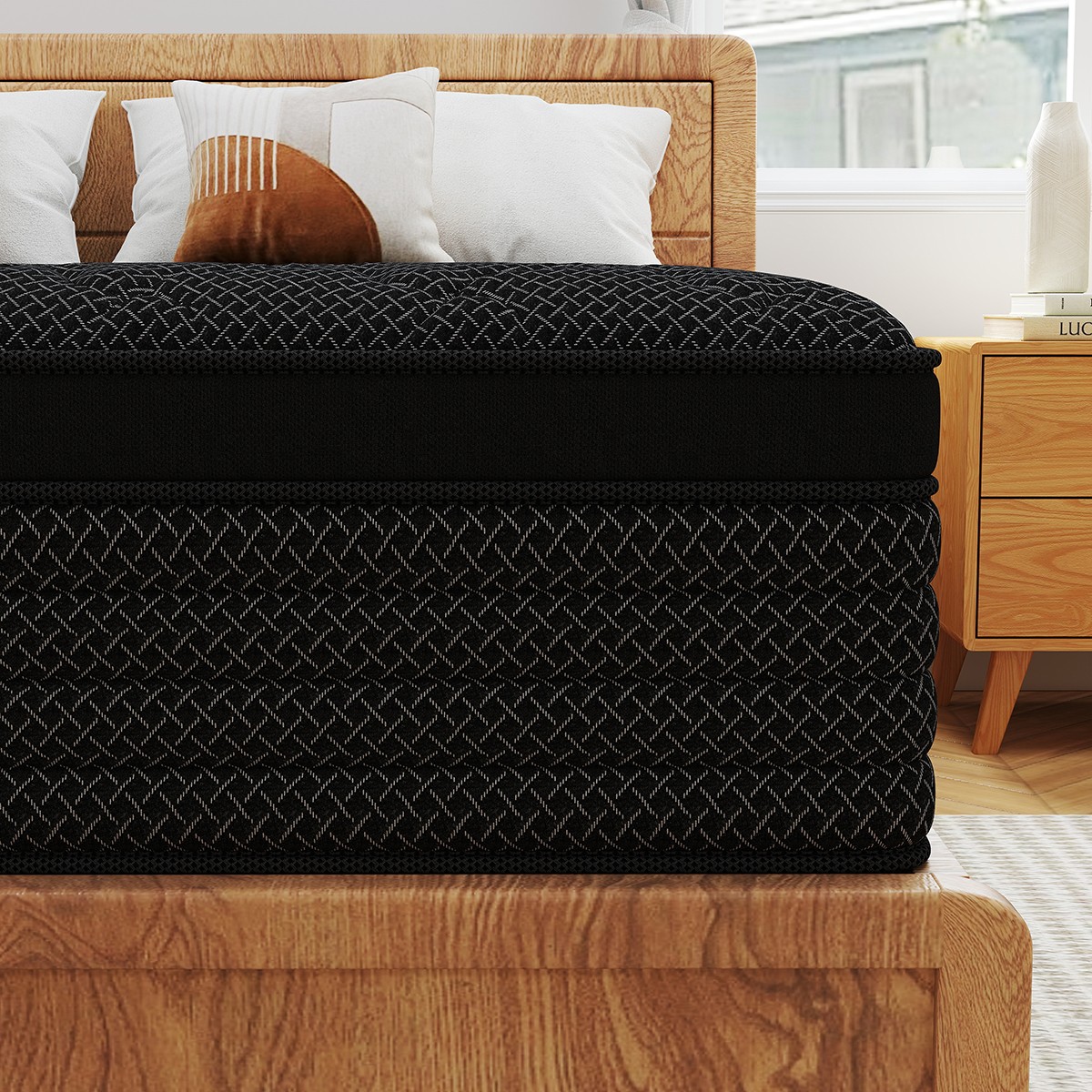 12″ 14″ Twin Full Queen King Mattress Gel Memory Foam Hybrid Spring Bed In a Box