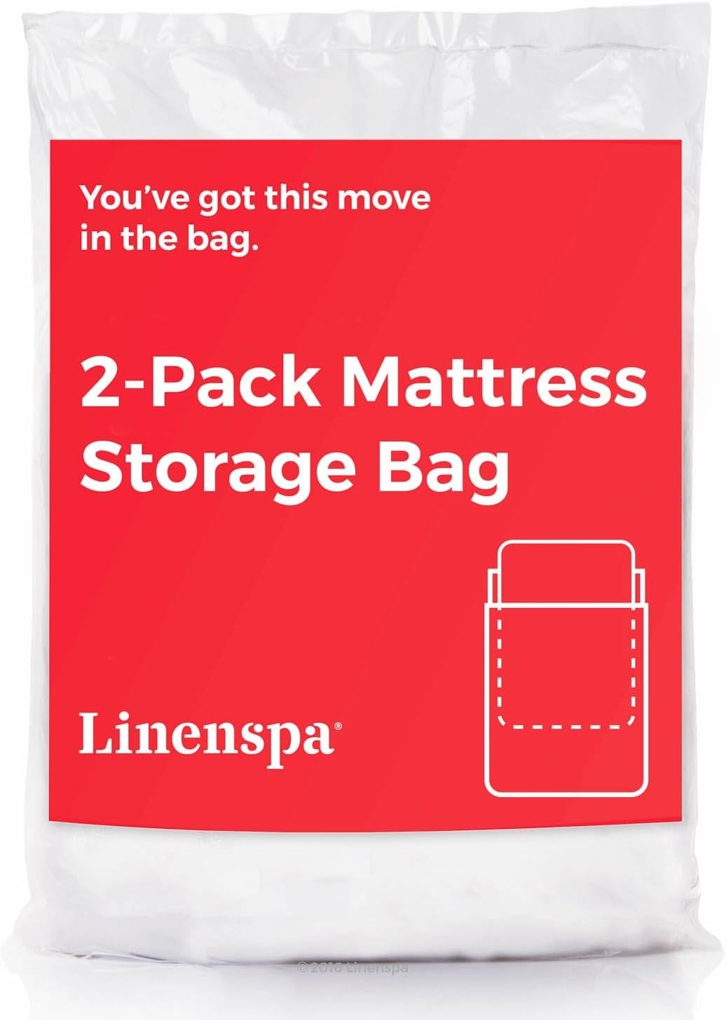 2 Pack King Size Mattress Bags – Waterproof Heavy-Duty Storage & Moving Solution