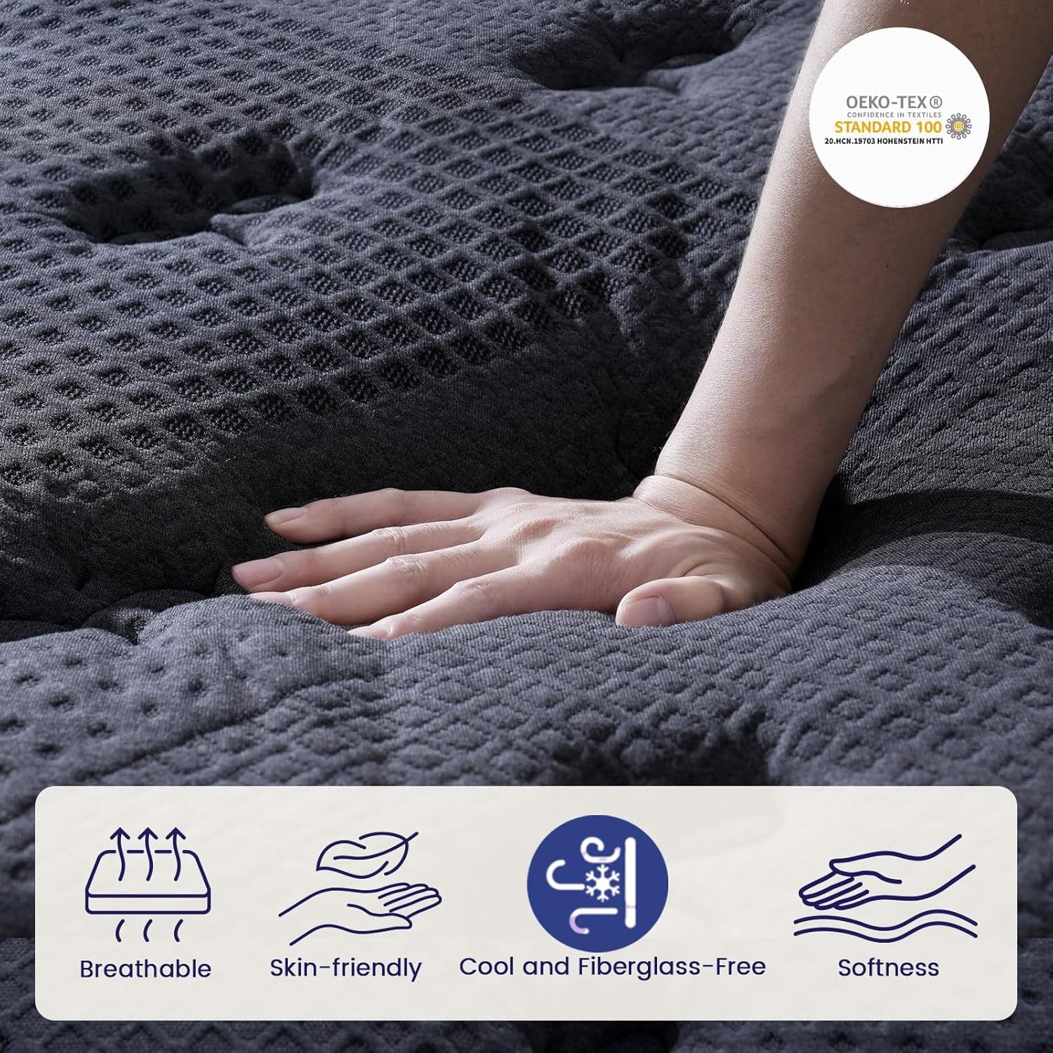 Size Mattress (High-End Upgraded) Hotel-Level Luxury 14 Inch