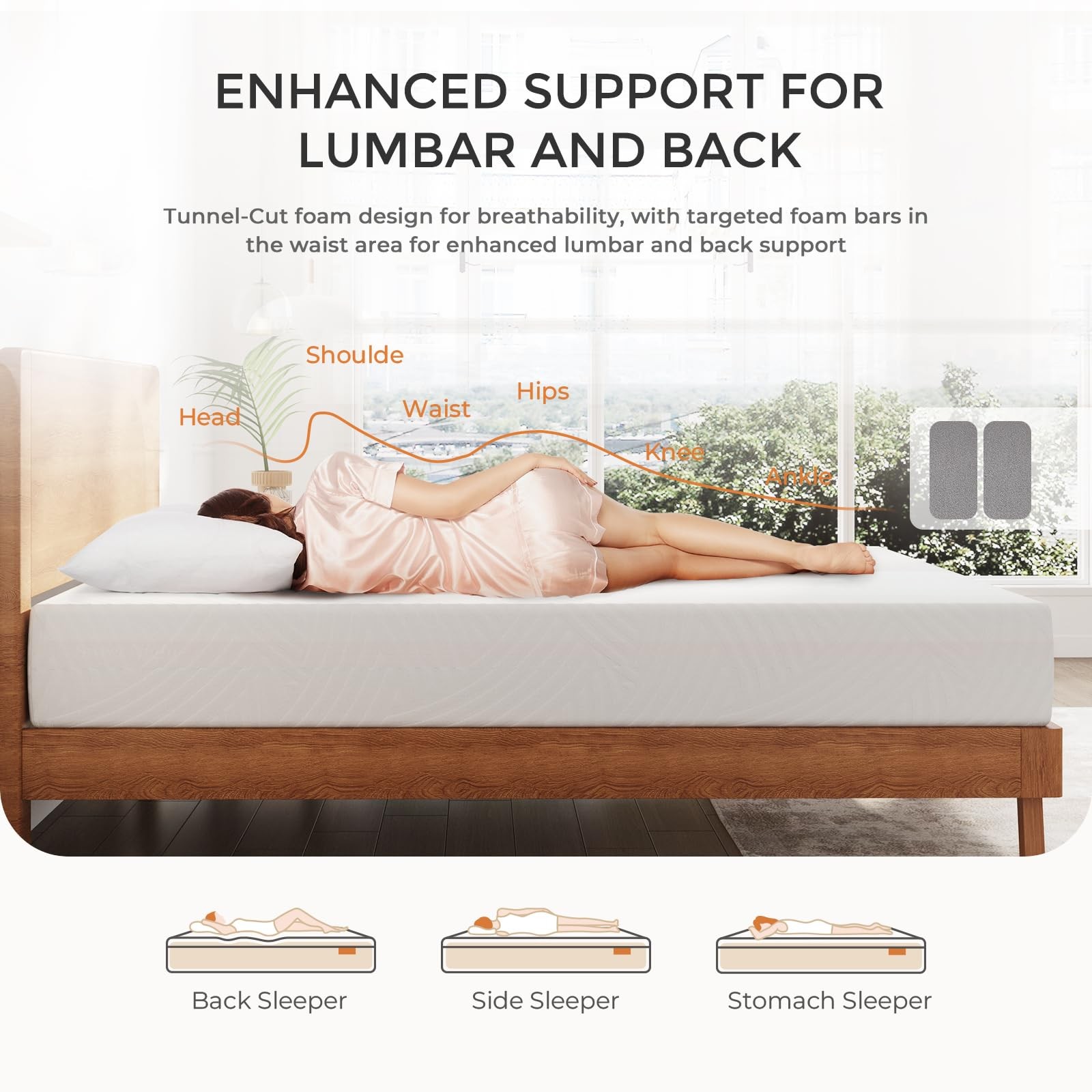 Full Mattress,10 Inch Memory Foam Full Size Mattress in a for Pressure & Moti…