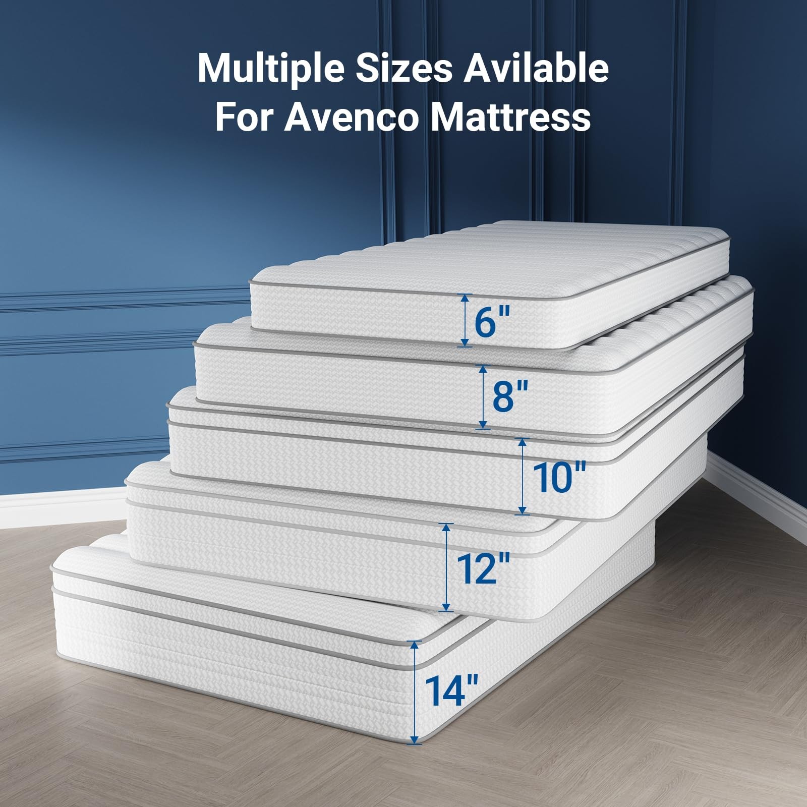 Avenco Twin Mattress 6 Inch in a Box, Medium Plush Twin Size Mattresses with …