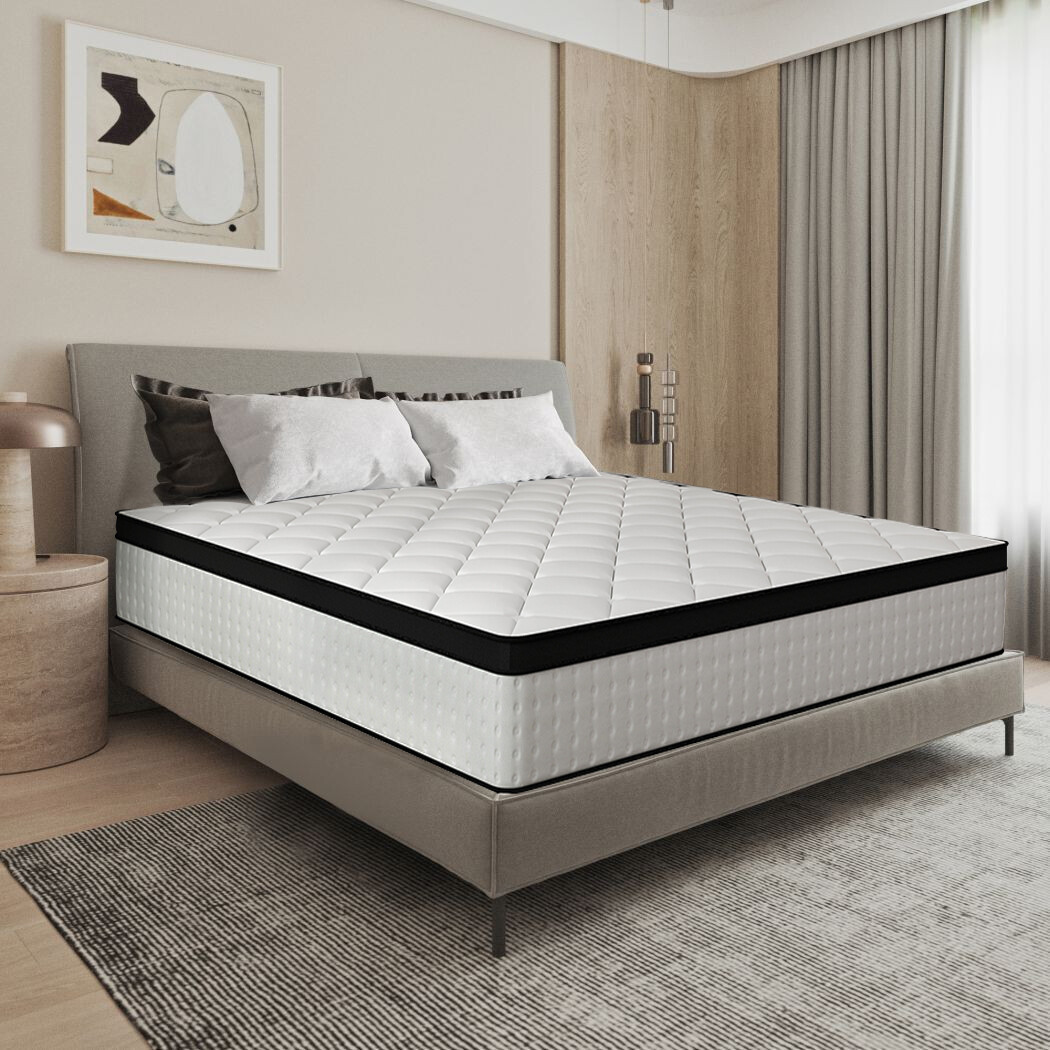 Twin Full Queen King Mattress Gel Memory Foam 10″ 12″ InnerSprings Hybrid Bed