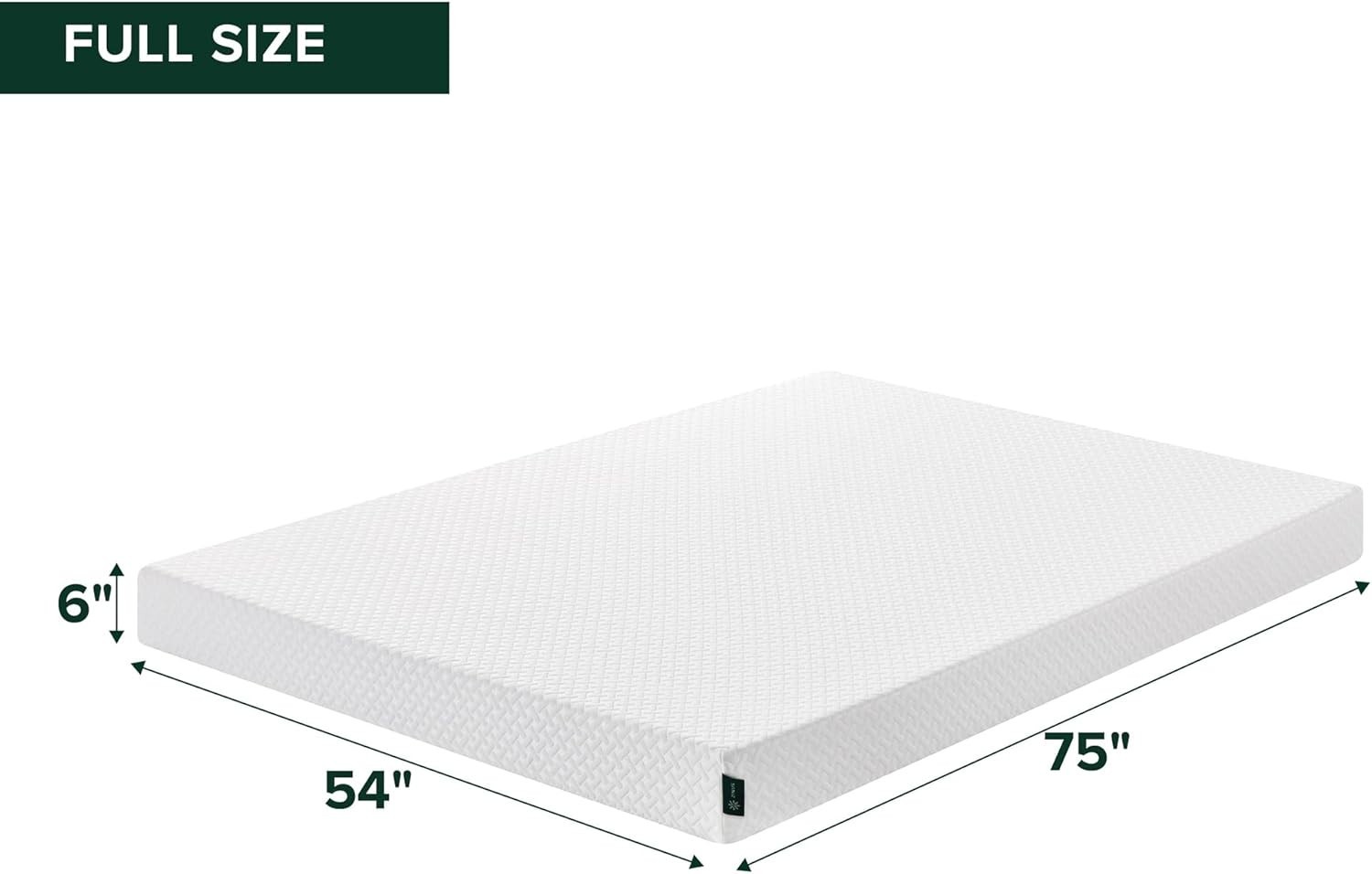 Essential Cooling Memory Foam Mattress – Full Size, Pressure Relief & Breathable