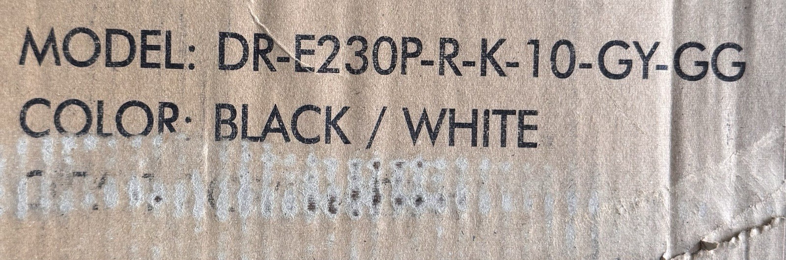 Black White Belnick Queen Mattress DR-E230P-R-K-10-GY-GG