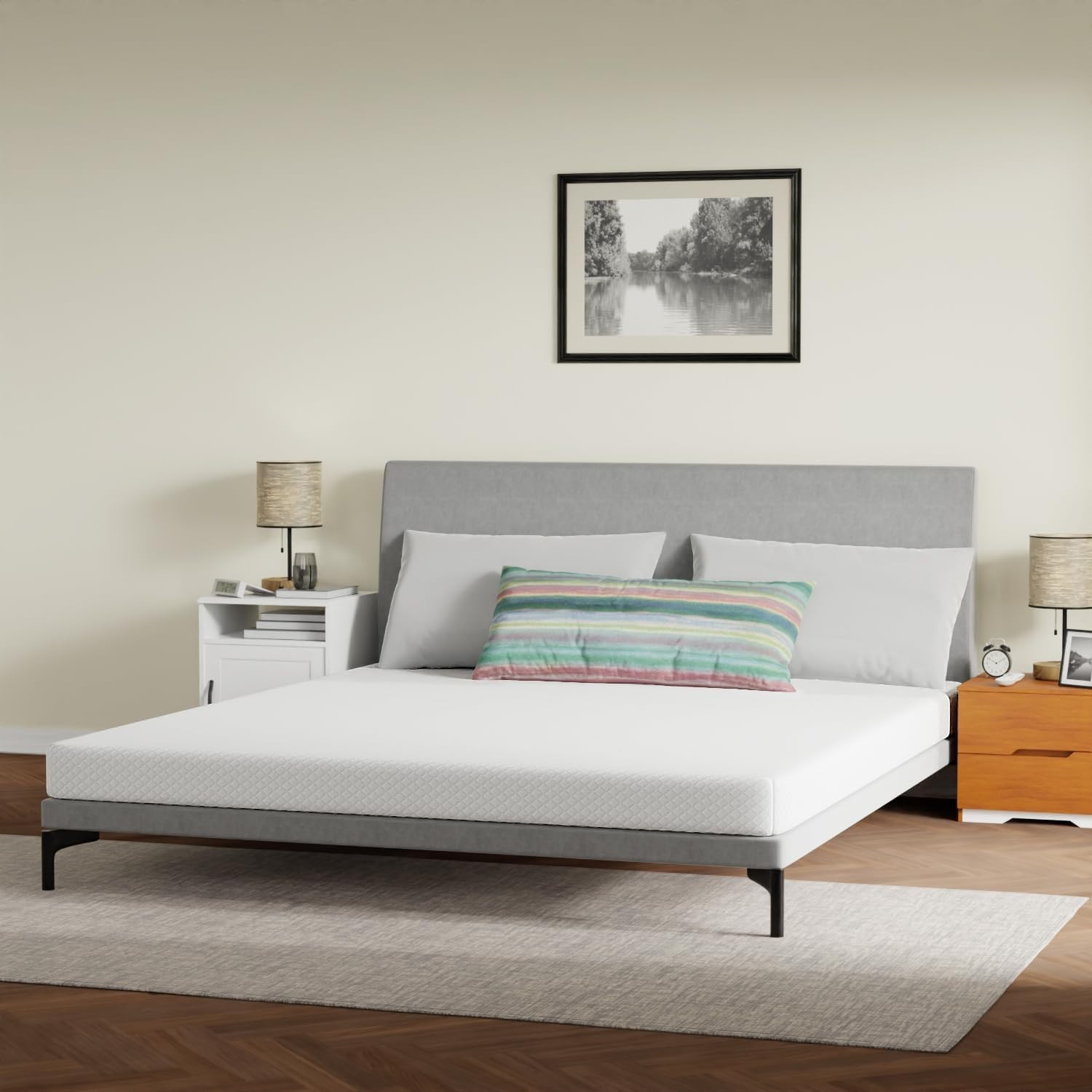 Luxurious 5-Inch California King Gel Memory Foam Mattress | Medium Firm Comfort