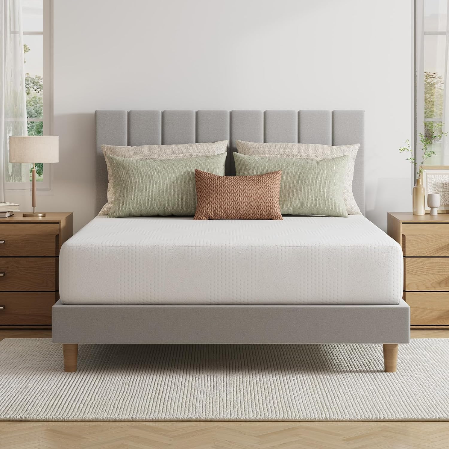 Queen Mattress, 10 Inch Queen Size Memory Foam Mattress in a Box, Gel Memory Foa