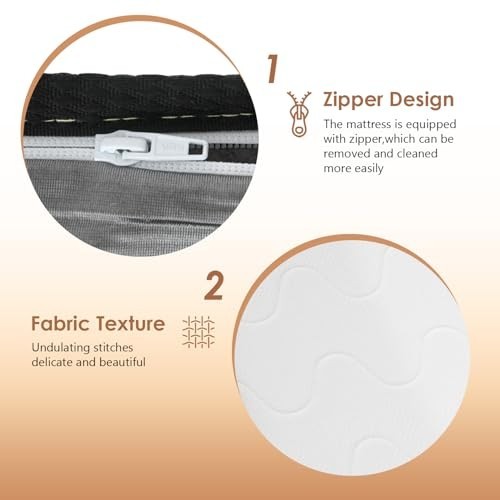 Twin Memory Foam Mattress 12 Inch Medium Firm Pocket Spring Bed in a Box with