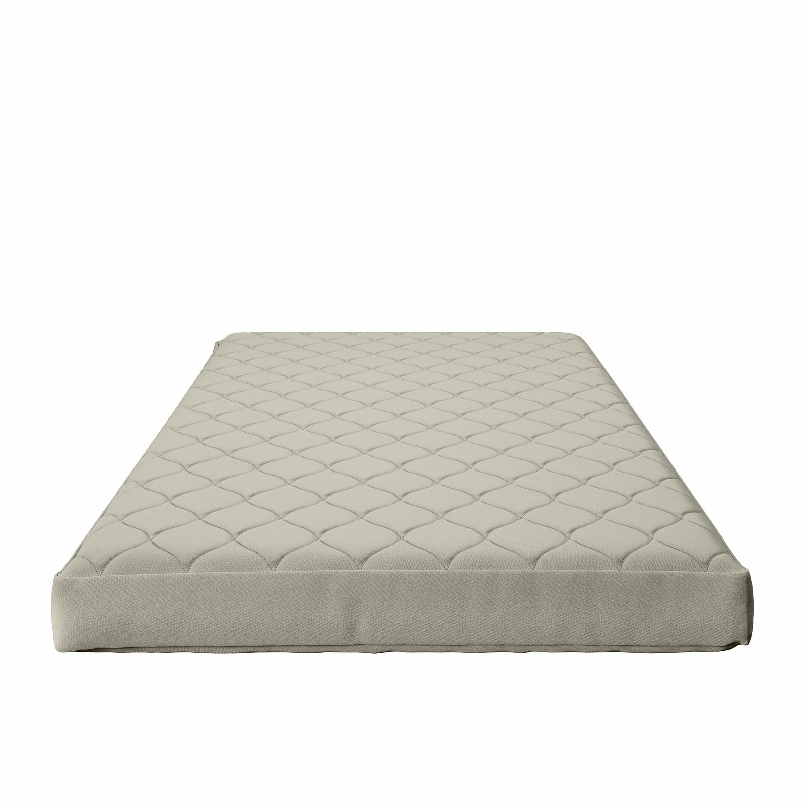 Kids Gray Twin Bunk Bed Mattress 6 inch Quilted Fiber Fill Bedroom Dorm Guest