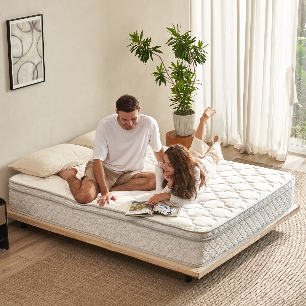 12″ Hybrid Queen Mattress in a Box, Memory Foam & Pocket Springs, Medium Firm US
