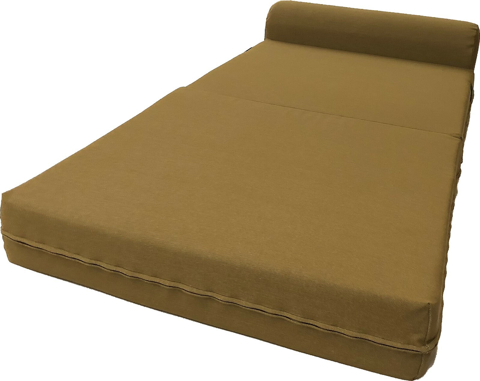 Twin Sleeper Chair Folding Foam Beds, Foldable Sofa Couches 6x32x70, Brown Denim