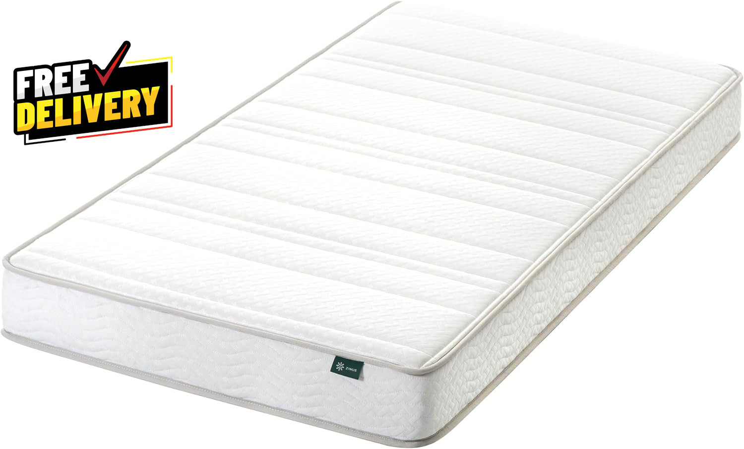 6 Inch Foam and Spring Hybrid Mattress New Version Twin XL Fiberglass Free M….