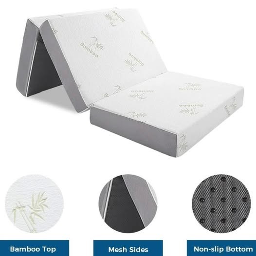 Giantex HT1121 Convertible Tri-folding Foam Mattress