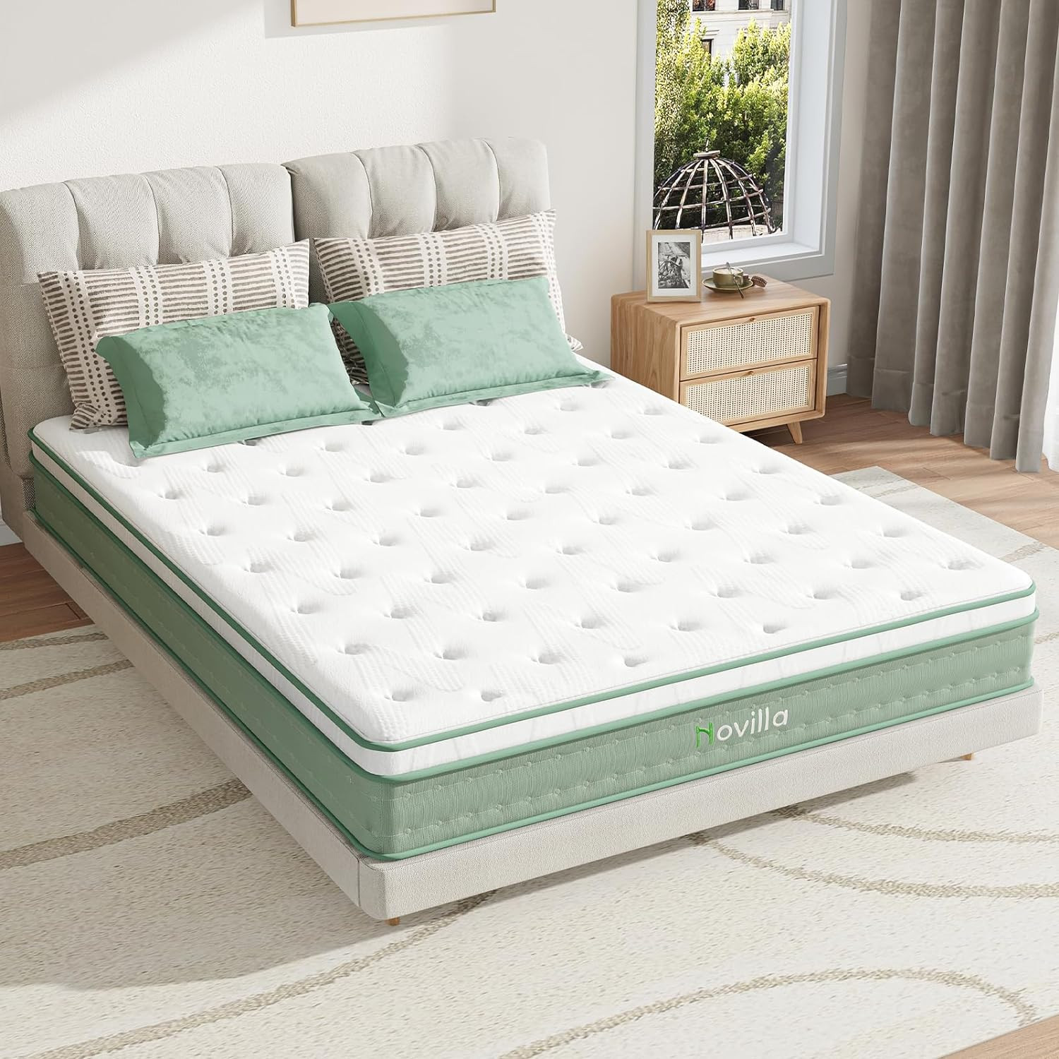 Twin Mattress, 10 Inch Hybrid Mattress in a Box, Gel Inflation Memory Foam with