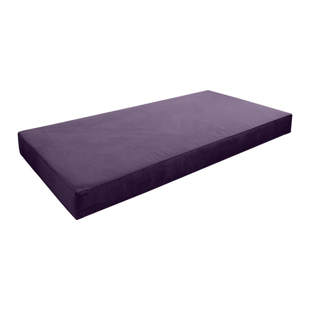 Same Pipe 6″ Twin-XL 80x39x6 Velvet Indoor Daybed Mattress |COVER ONLY|-AD339