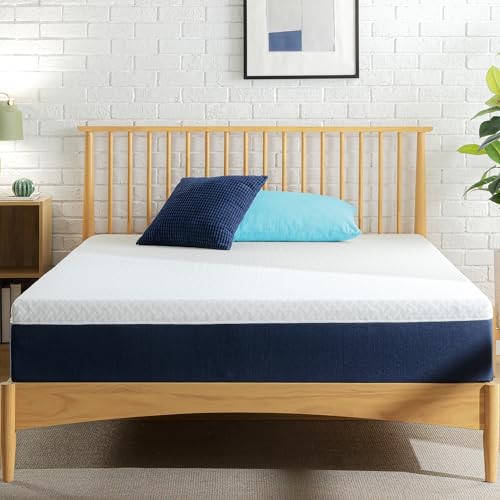 ZINUS 10 INCH KING COOLING COMFORT HYBRID MATTRESS MEDIUM FIRM 0 WHITE