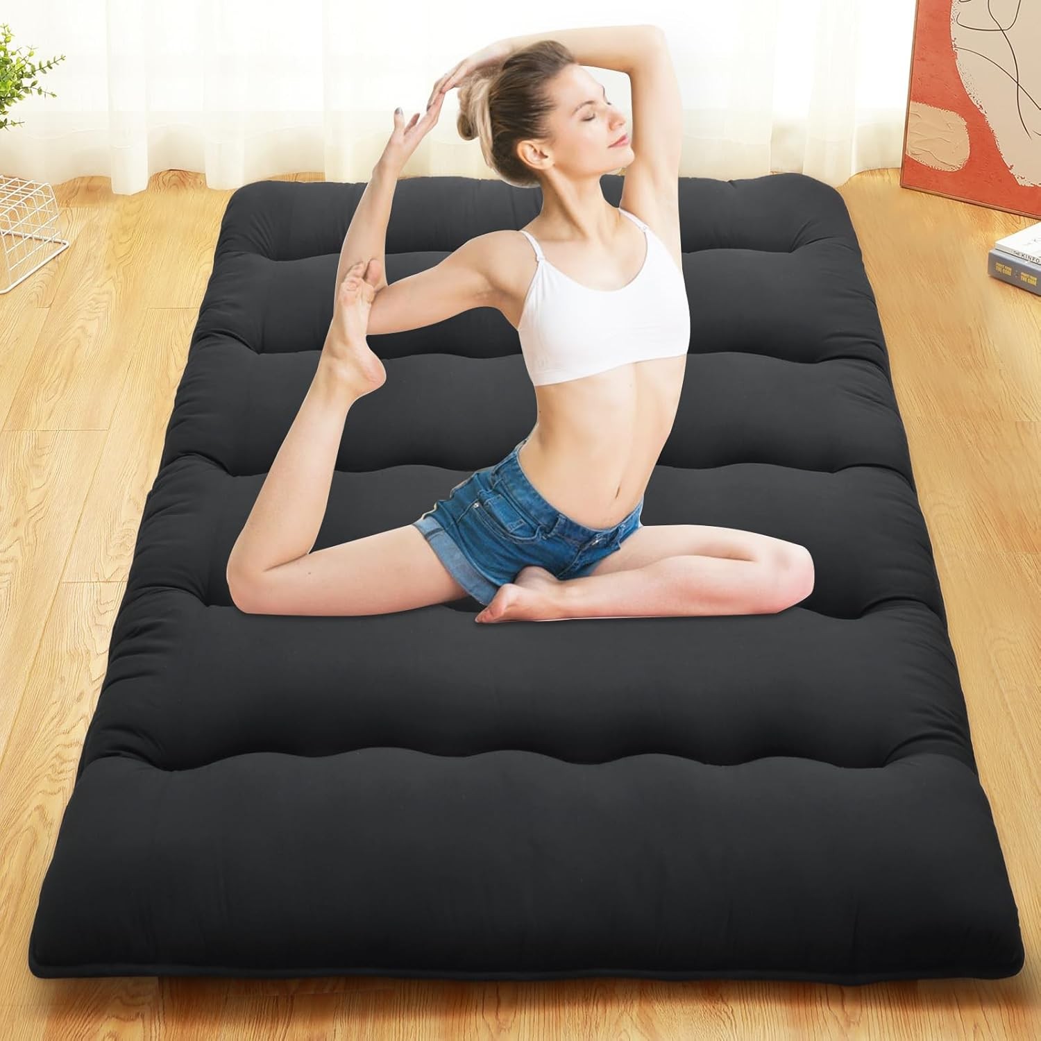 Garvee Futon Mattress Tatami Mat Japanese Sleeping Floor Mattress Futon Foldable