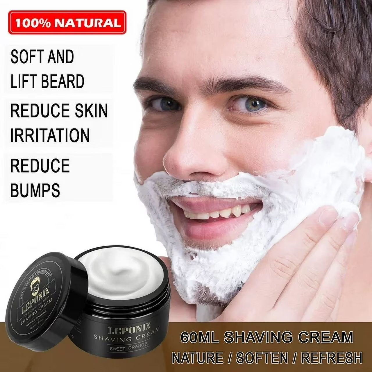 Straight Razor Shaving Kit, Includes 2 Packs Shaving Soap, Straight Edge Razor,