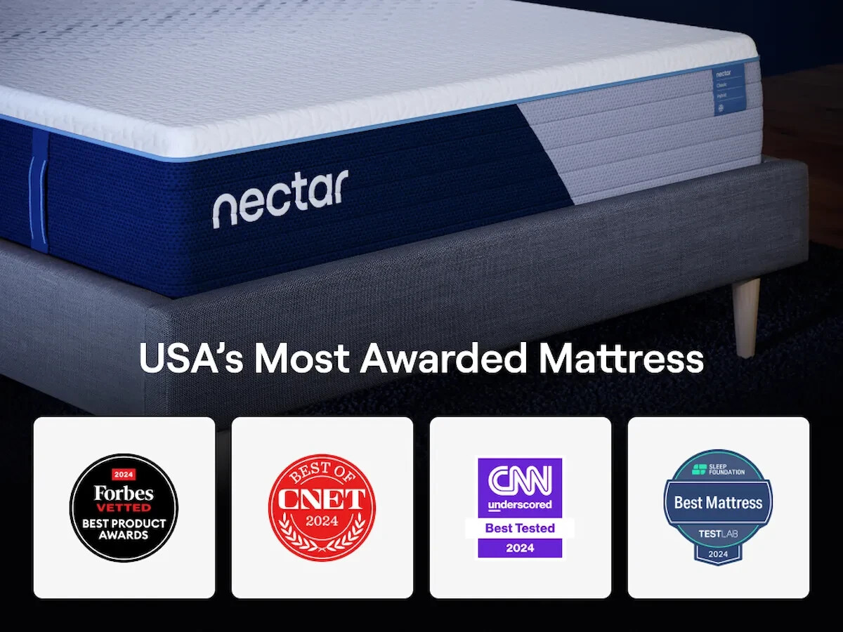 Nectar 12 inch Gel Memory Foam Queen Mattress
