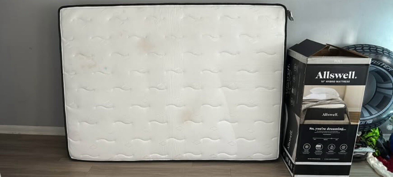 The Allswell 10″ Hybrid Mattress in a Box with Gel Memory Foam, Adult full