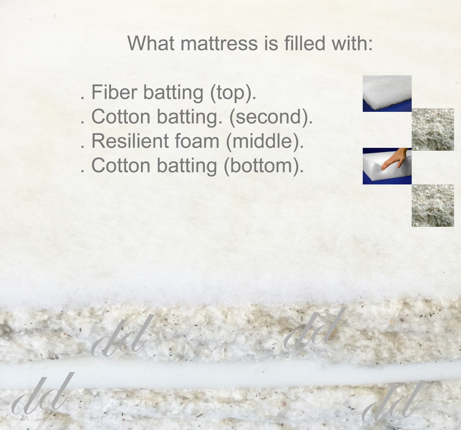 Peach Traditional Japanese Floor Rolling Futon Mattresses, Mats 3 x 30 x 80