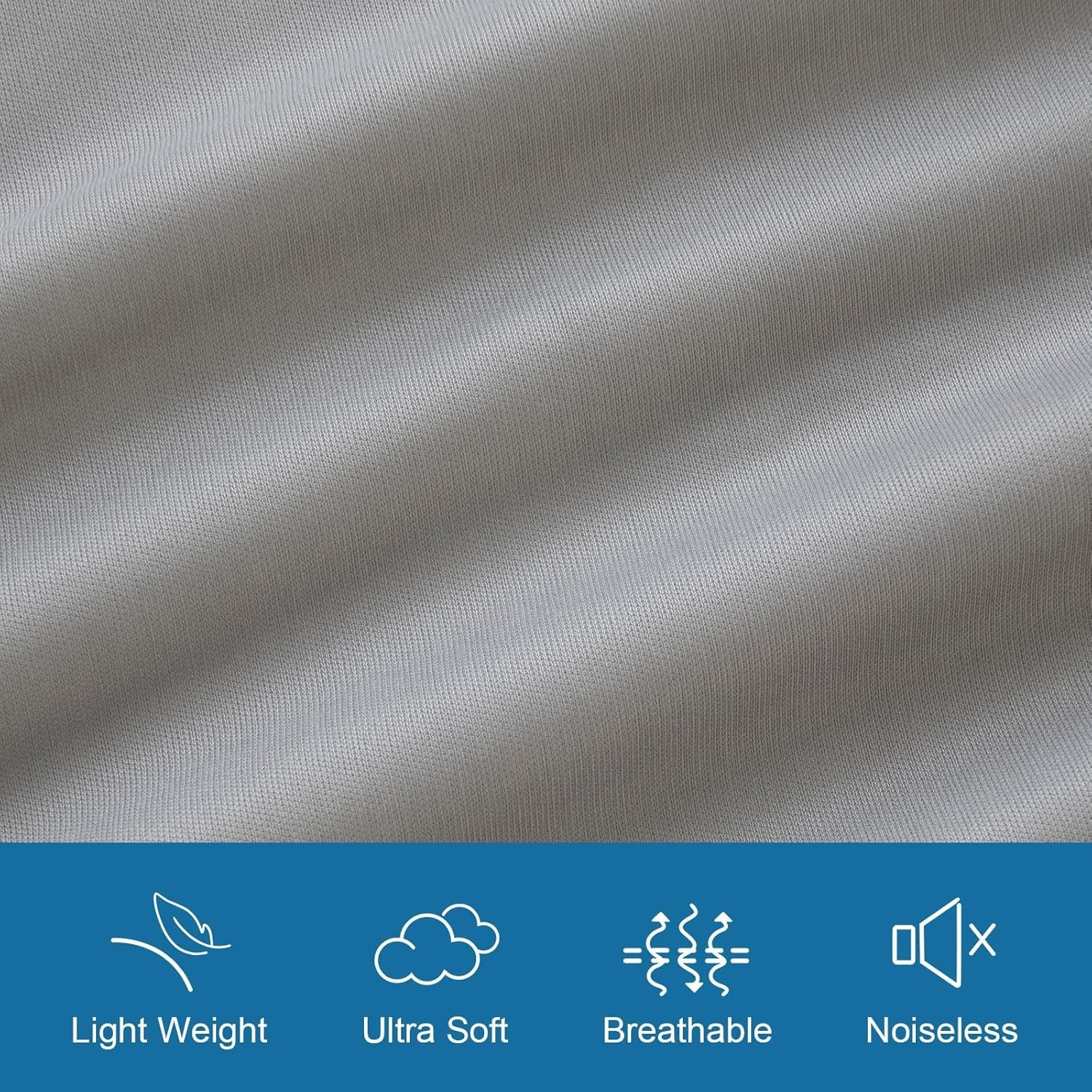 Twin Mattress Protector Waterproof, Size Pad Cover Twin, Gray