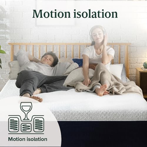 ZINUS 10 INCH KING COOLING COMFORT HYBRID MATTRESS MEDIUM FIRM 0 WHITE