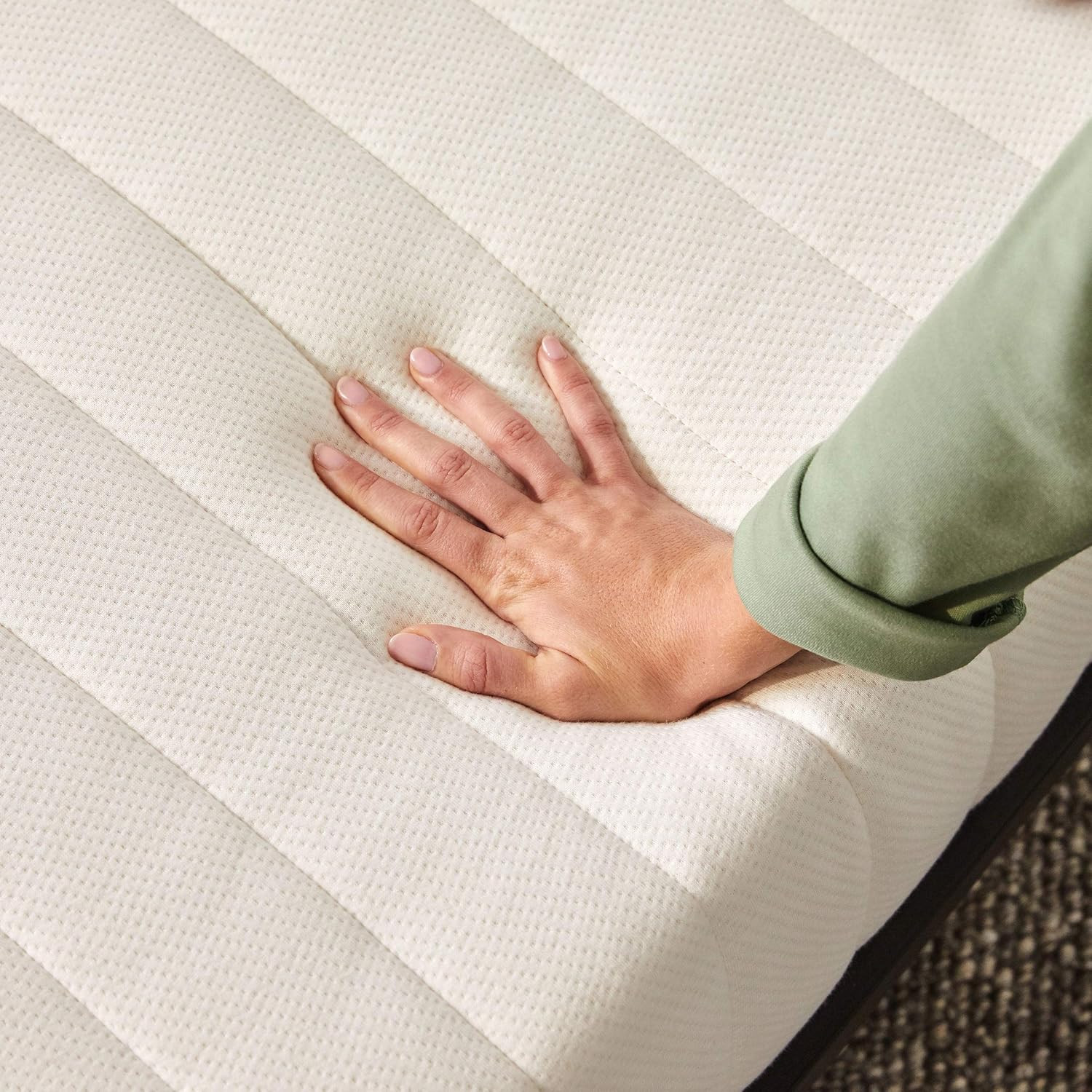 Organic Green Latex Mattress – Medium Firm – Queen Size Comfort