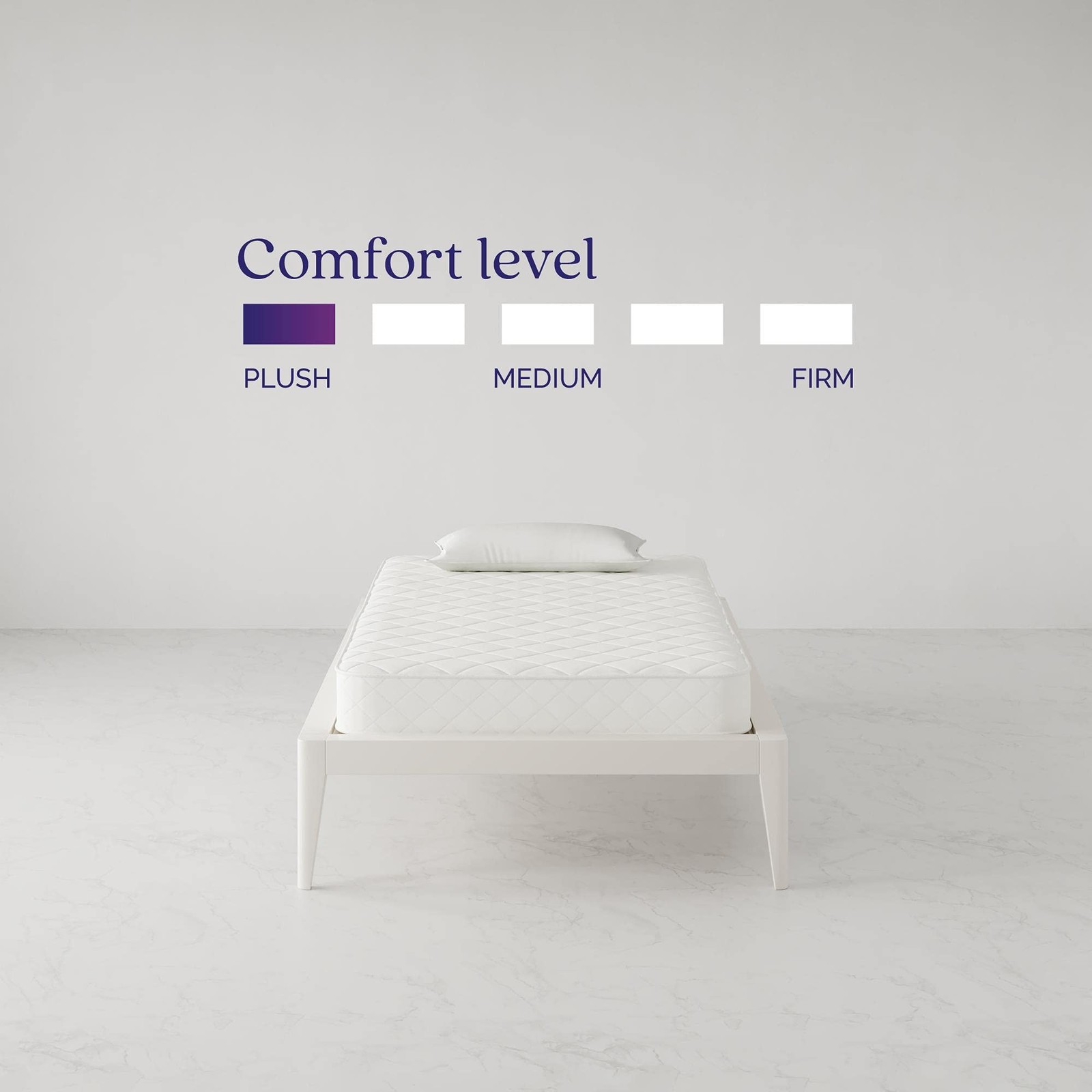 Signature Sleep 6” Coil Mattress made with CertiPUR-US® certified foa