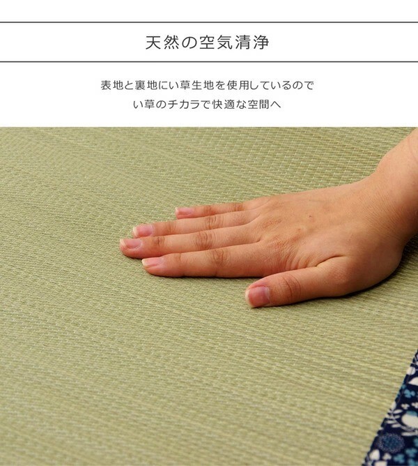 Tatami Mat Small Bird Pattern Japanese Rush Grass Made in Japan 70 x 120cm NEW