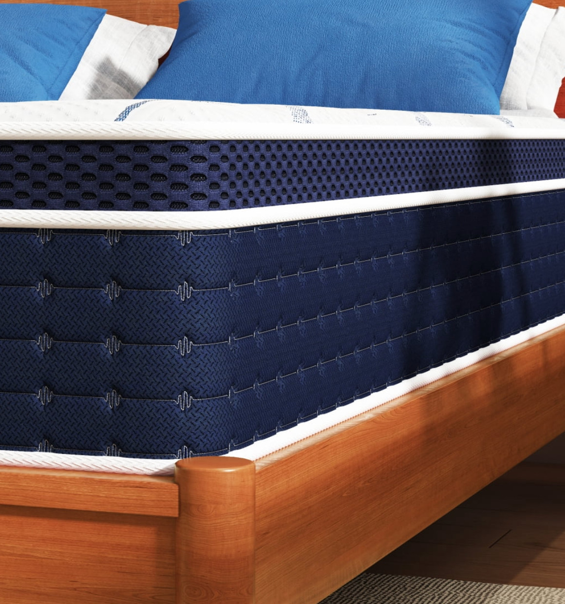 10″ Colchones FULL Size 10 Pulgadas Espuma Memory Foam Hybrid Mattress Modern