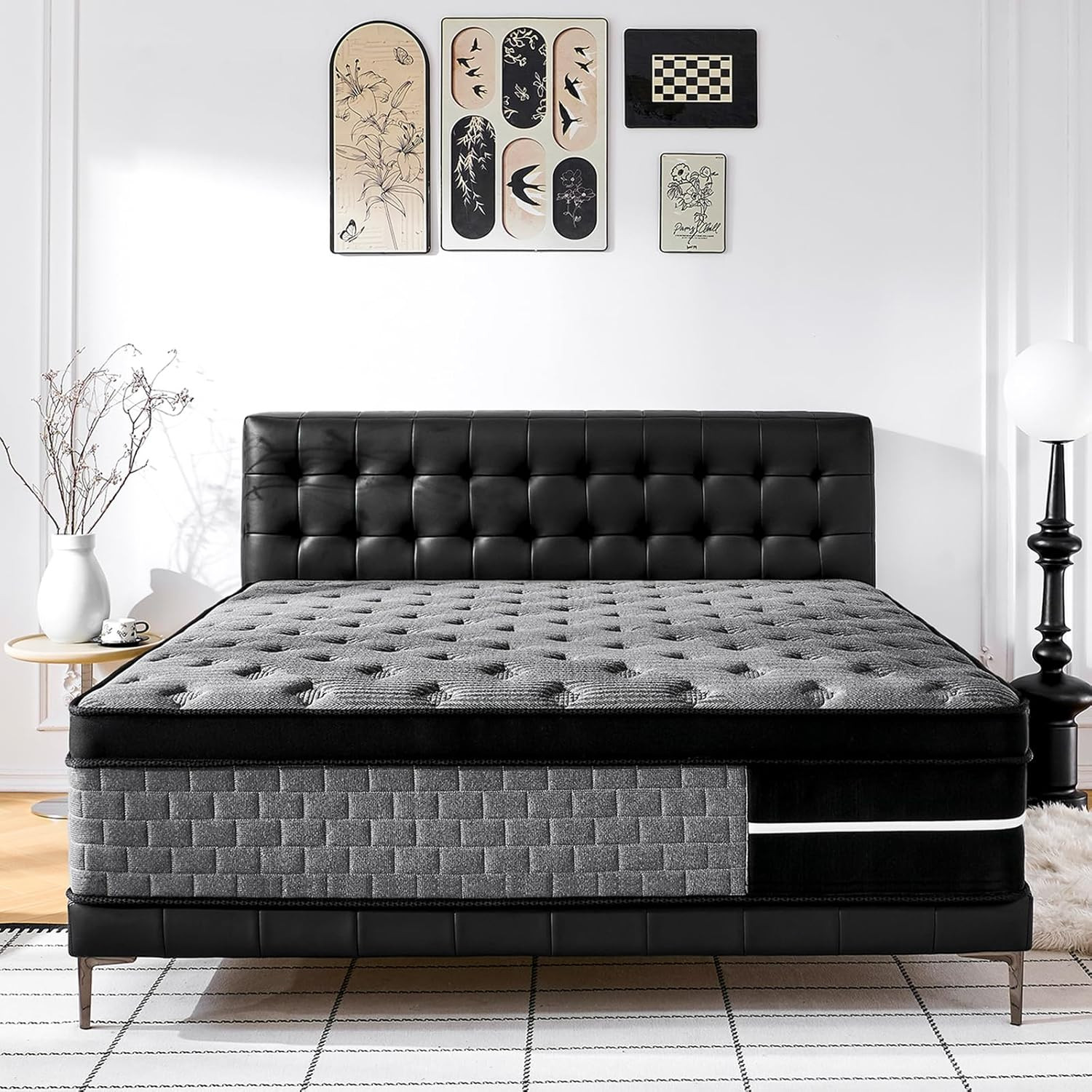 Full Size Mattress 12 Inch, Hybrid Mattress in a Box, Individually Pocket Spring