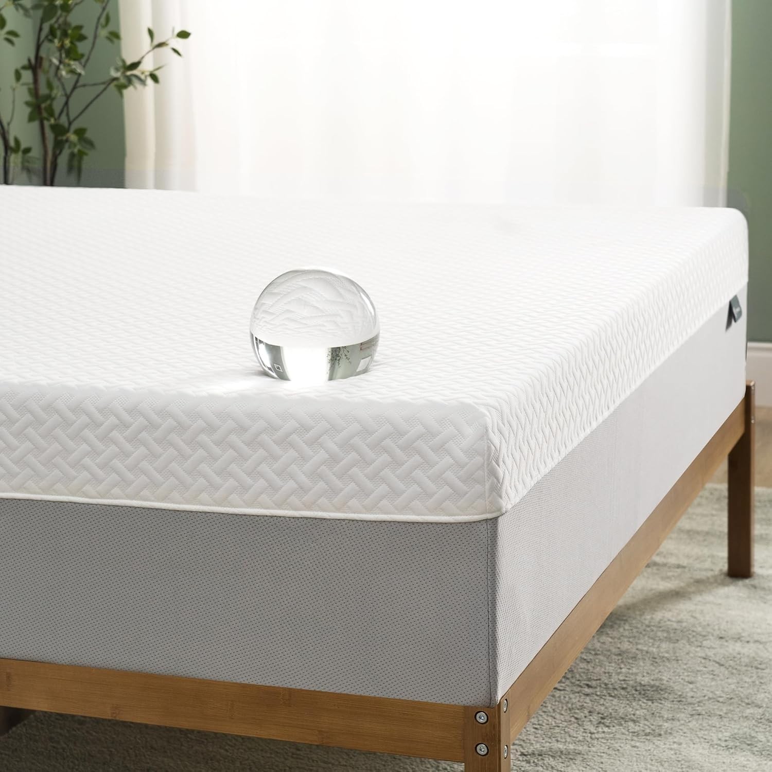 Airflow Memory Foam Mattress, Queen Size, Fiberglass Free