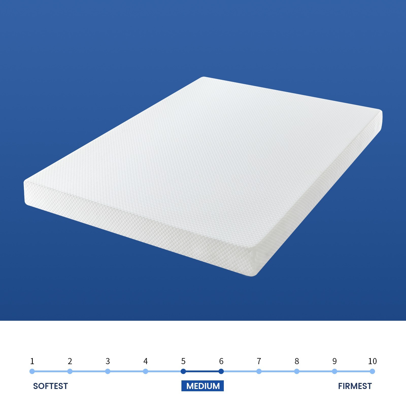 5″ 6″ Memory Foam Mattress with Washable Cover Twin Txl Full Queen Size in a Box