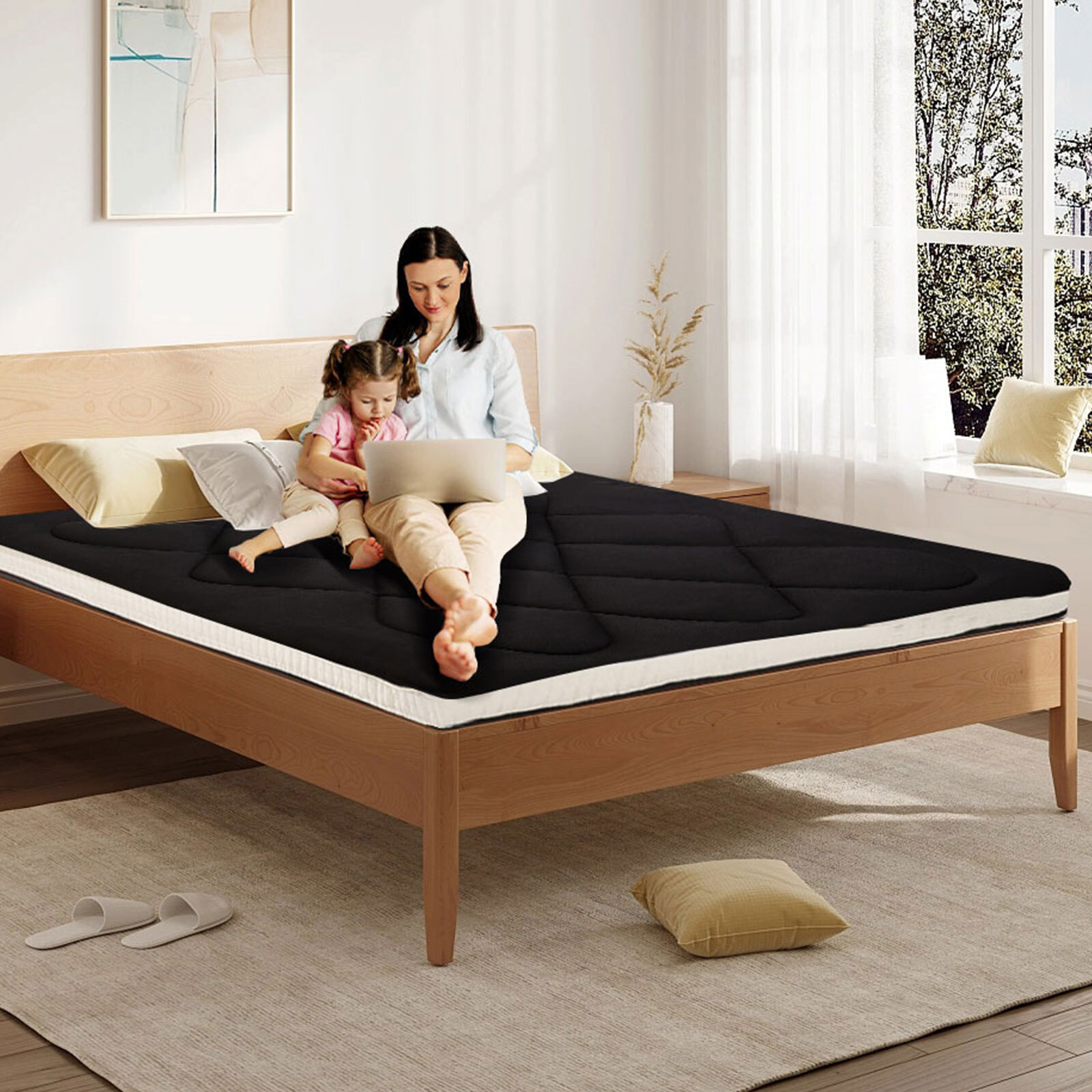 NAIZEA Japanese Futon Floor Mattress Floor Mattress Foldable Tatami For Sleeping