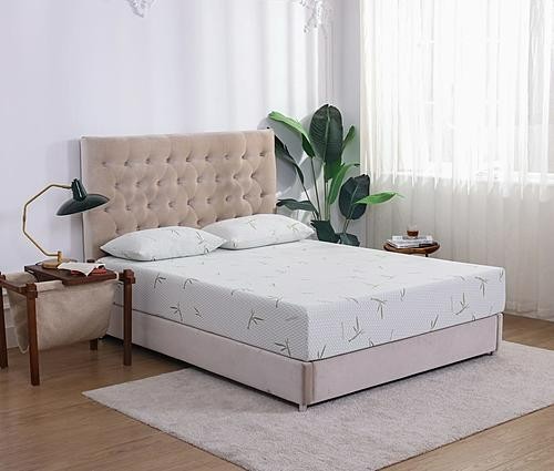 MLILY Dreamer 10″ Memory Foam Mattress BRAND NEW WHITE BAMBOO