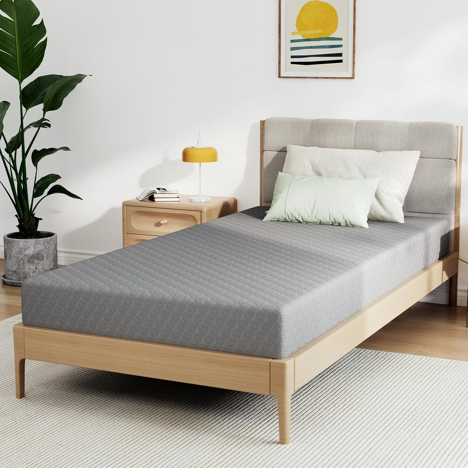 Full Size Mattress, 5 Inch Mattress Full Size Memory Foam with Gel-Infused & Air