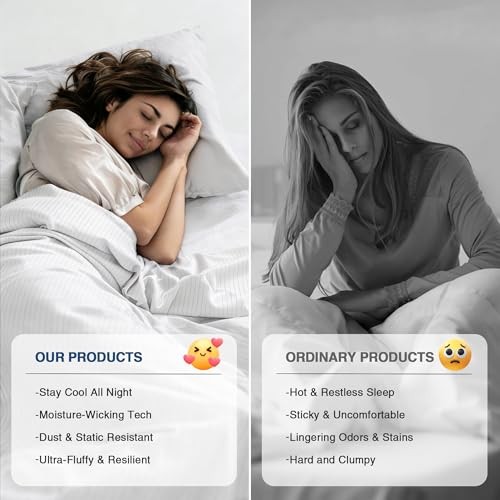 Queen White Silver Infused Comforter – Full/Queen White Blanket