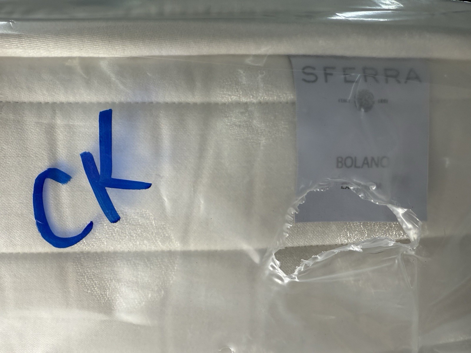 SFERRA BOLANO EXTRA FIRM CALIFORNIA KING LUXURY MATTRESS NEW CLEARANCE FAST SHIP