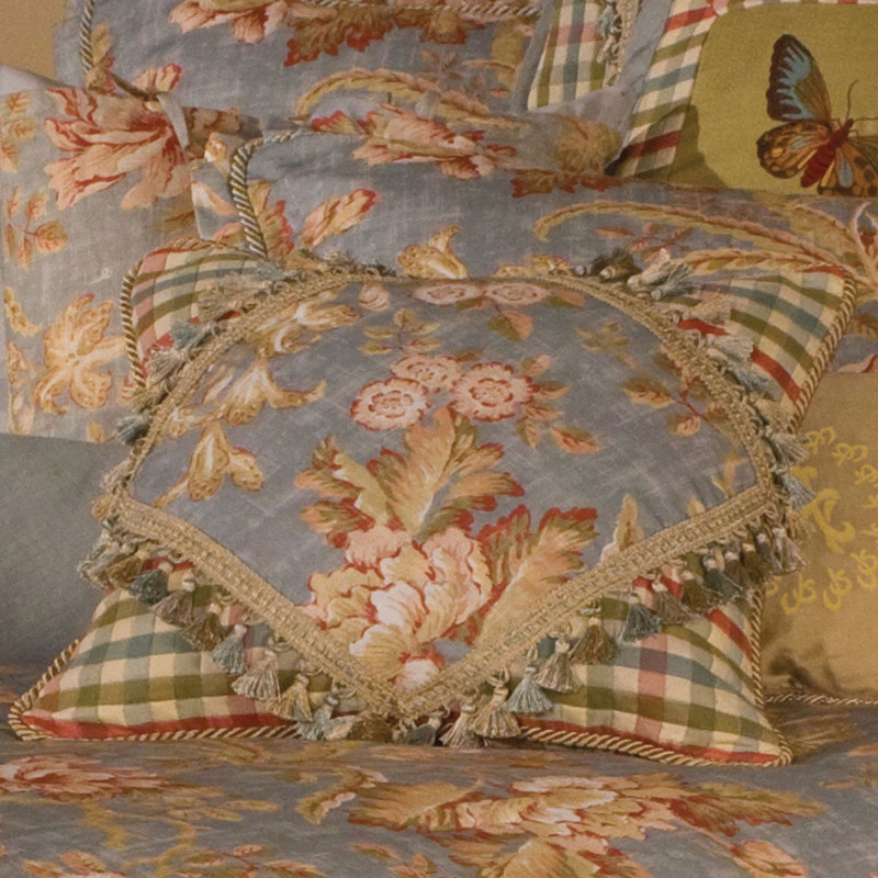 AICO Tricia 13-pc King Comforter Set in Spa