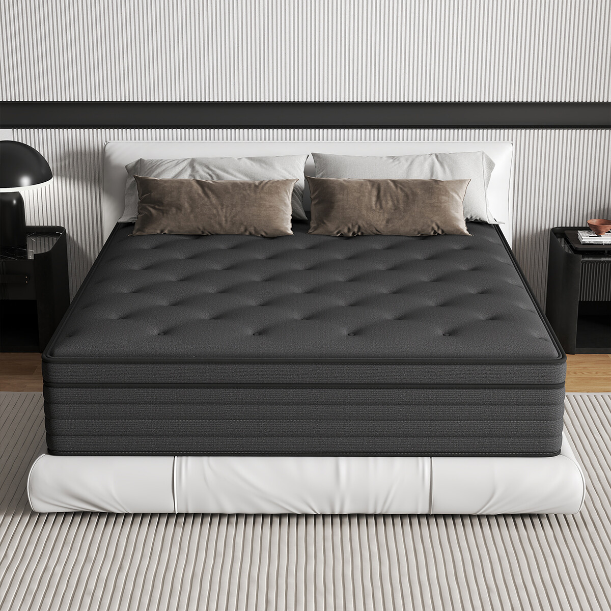 12/14 Inch Memory Foam Hybrid Mattress Pocket Spring Full Queen King in A Box