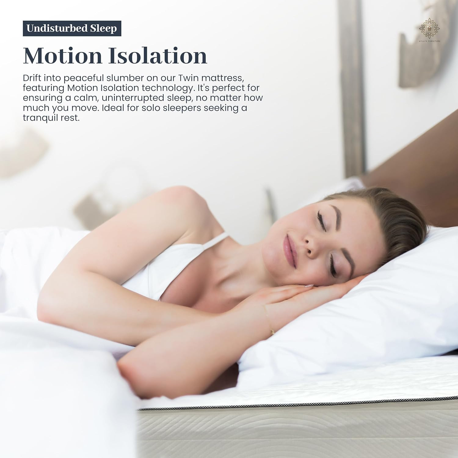 Twin Mattress 10 Inches White – Queen Size Mattress – Bed Rolled in a Box
