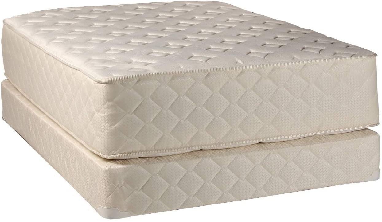 Highlight Luxury Firm King Size Mattress Set with Bed Frame Included – Spine…