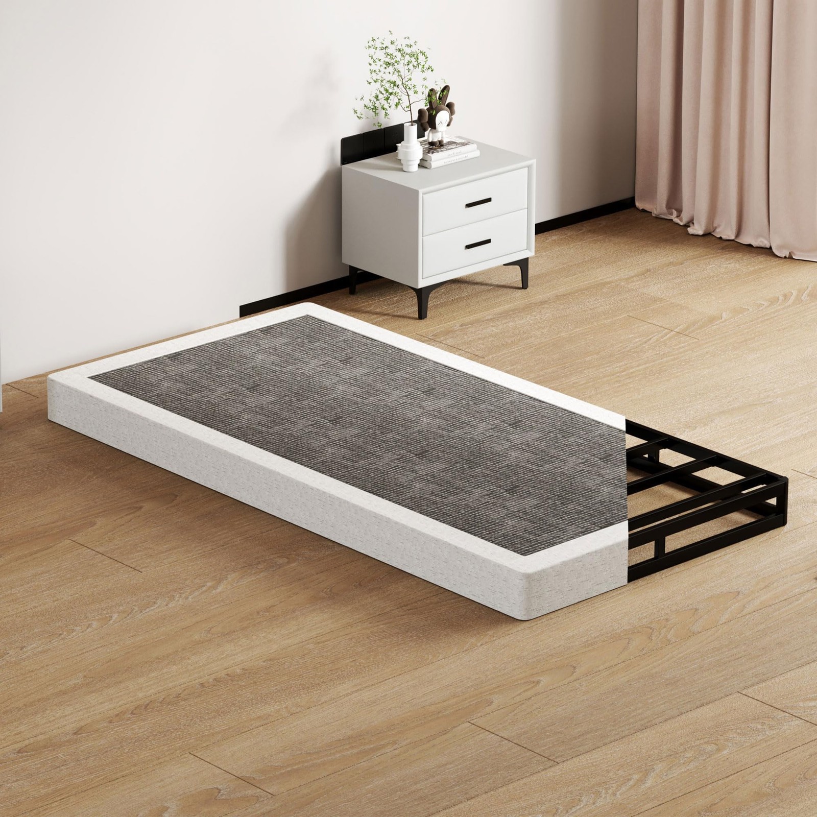 SHOANED Twin Size Box Springs – 5 Inch Low Profile Mattress Twin, 5